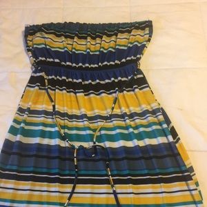 Women’s strapless maxi dress